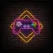 Gamer Joystick Neon Sign - Custom Shot Glass Now