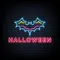 Halloween Neon Sign with Bat - Custom Shot Glass Now