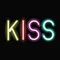 Kiss Neon Sign - Custom Shot Glass Now