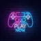 Play Now Neon Sign - Custom Shot Glass Now
