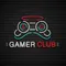 Gamer Club Neon Sign - Custom Shot Glass Now