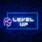 Level Up Neon Sign - Custom Shot Glass Now