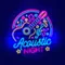 Acoustic Night Party Neon Sign - Custom Shot Glass Now