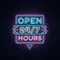 24/7 Open Hours Neon Sign - Custom Shot Glass Now