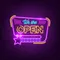 We Are Open With Star Icon Neon Sign - Custom Shot Glass Now