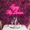 Enjoy The Dinner Neon Sign - Custom Shot Glass Now