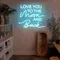 I Love You To The Moon And Back Neon Sign - Custom Shot Glass Now