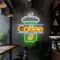 Coffee Neon Sign - Custom Shot Glass Now