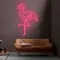 Flamingo Neon Light - Custom Shot Glass Now