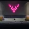 Abstract Deer Neon Sign - Custom Shot Glass Now