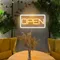 Inviting Open Neon Sign - Custom Shot Glass Now