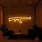 Cool Rifle Neon Sign - Custom Shot Glass Now