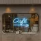 Cafe Window Neon Sign - Custom Shot Glass Now