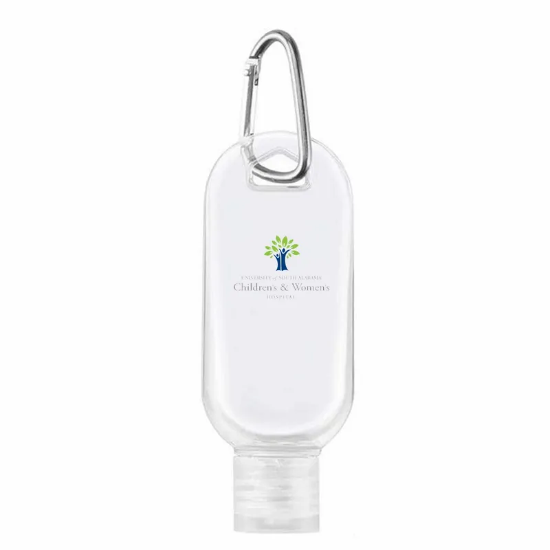 Sanitizer Bottles With Carabiner - Custom Shot Glass Now