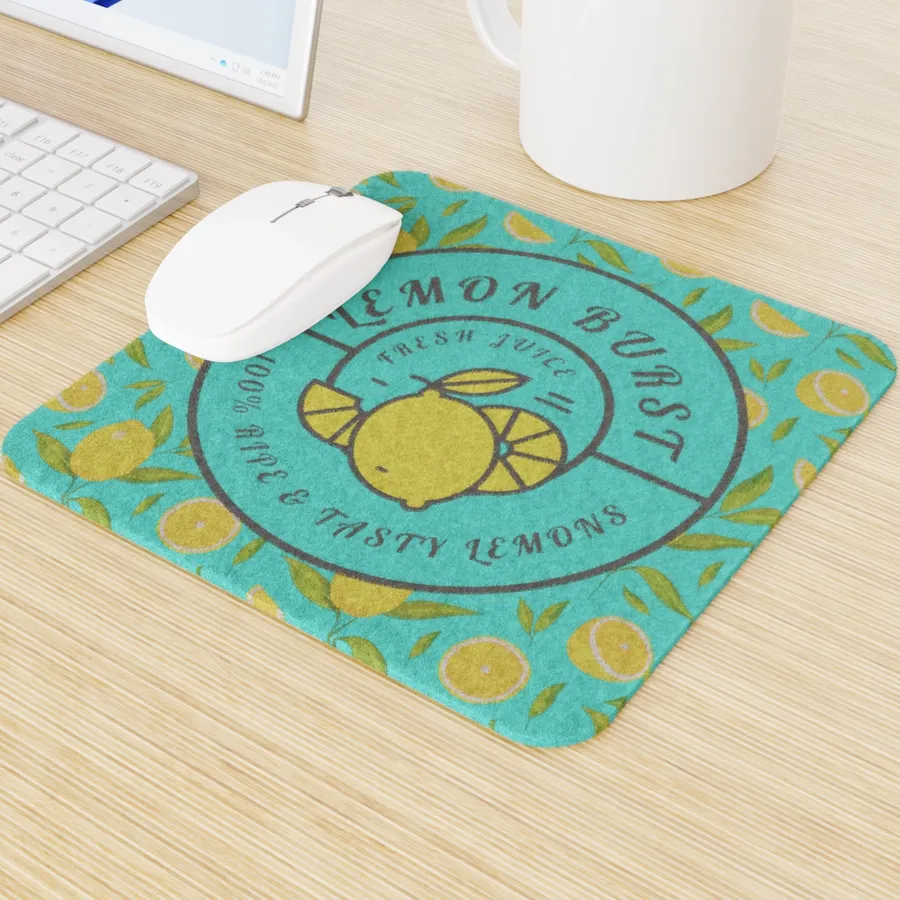 Custom Wool Felt Mouse Pad - Custom Shot Glass Now