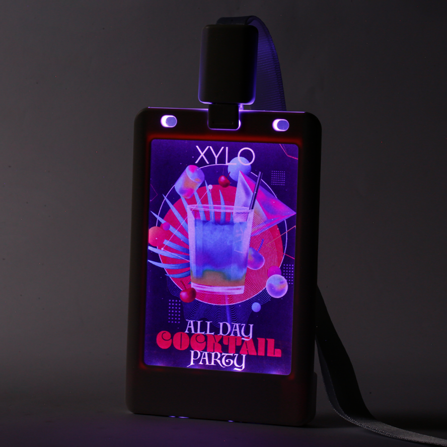 Glow Badge Holder - Custom Shot Glass Now