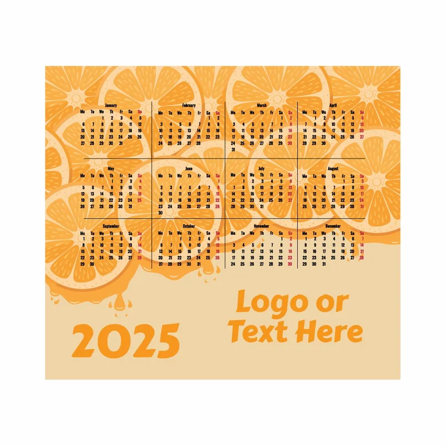 Custom Orange Mouse Pad - Custom Shot Glass Now