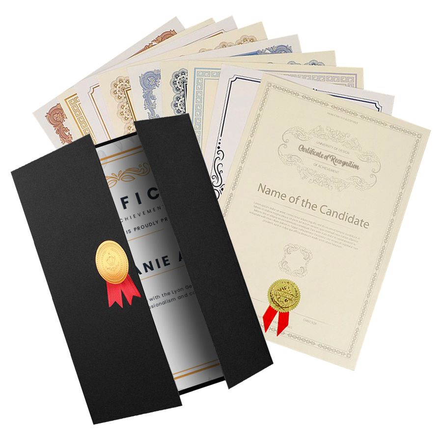 Paper Certificates - Custom Shot Glass Now