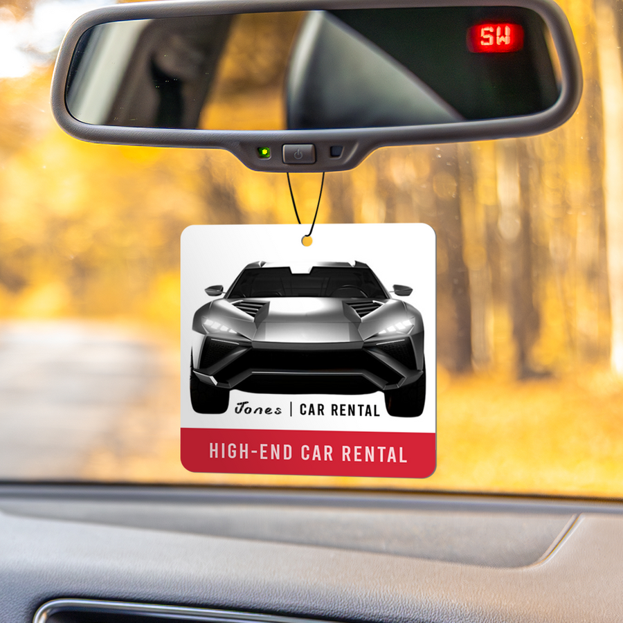 Customized Car Air Freshener - Custom Shot Glass Now