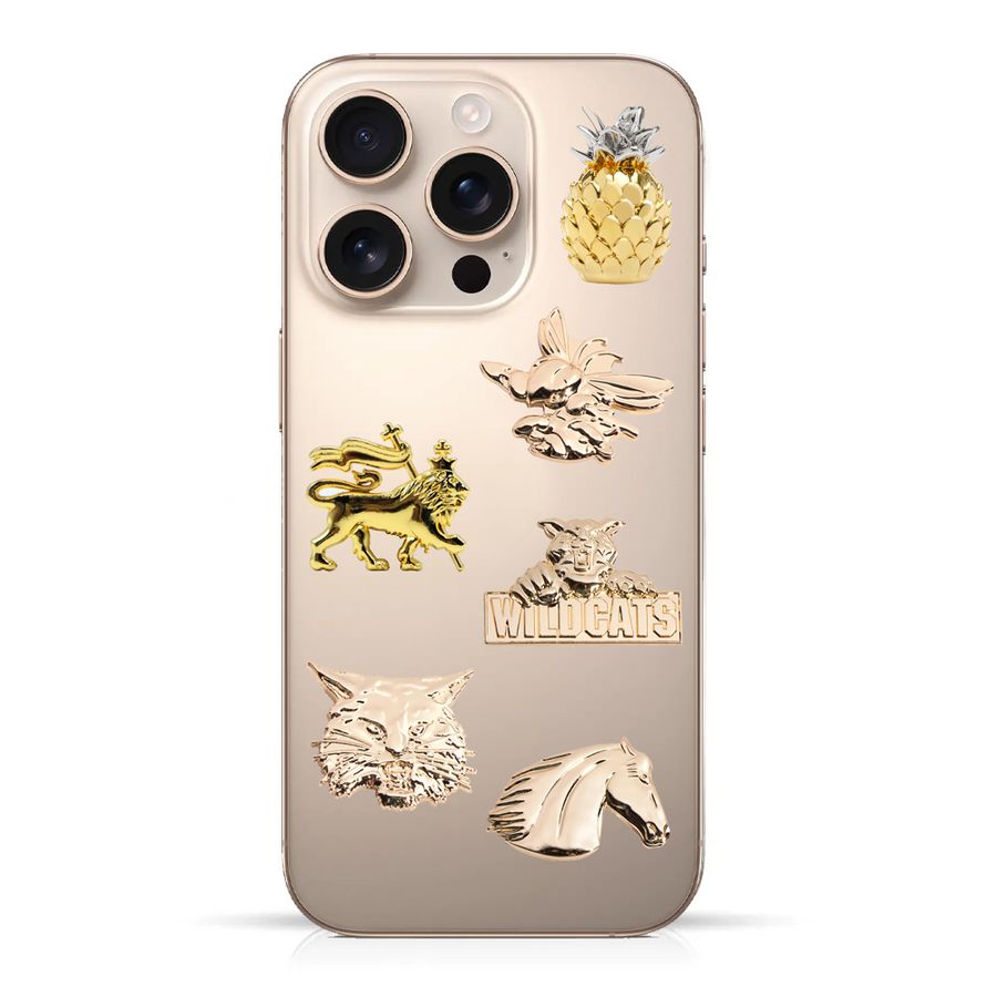 Phone Metal Badge Stickers - Custom Shot Glass Now