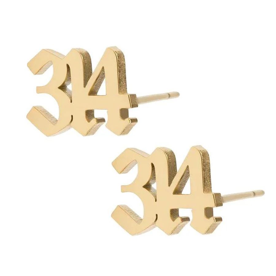 Die Struck Metal Earrings - Custom Shot Glass Now