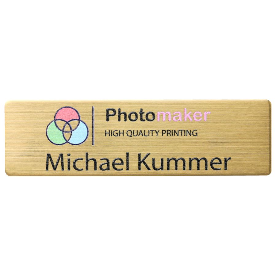 UV Printed Name Badges - Custom Shot Glass Now