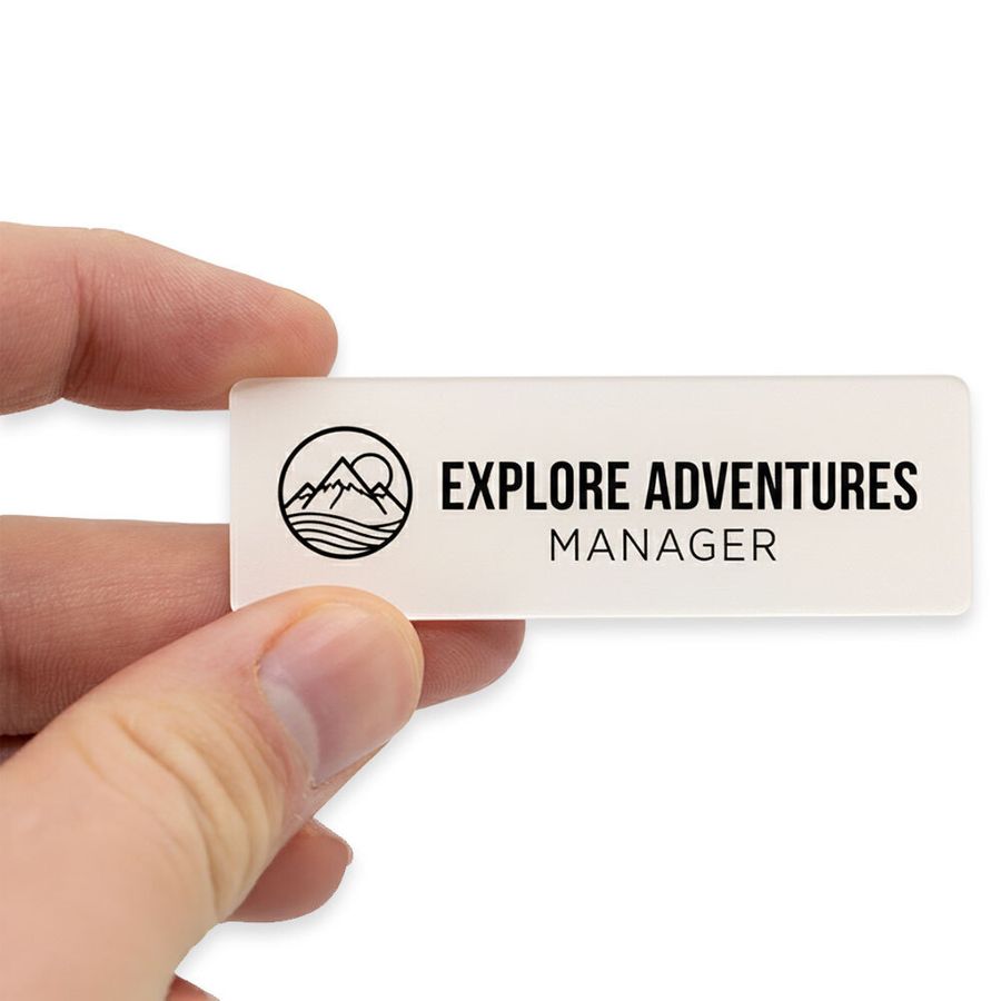 Acrylic Name Badges - Custom Shot Glass Now