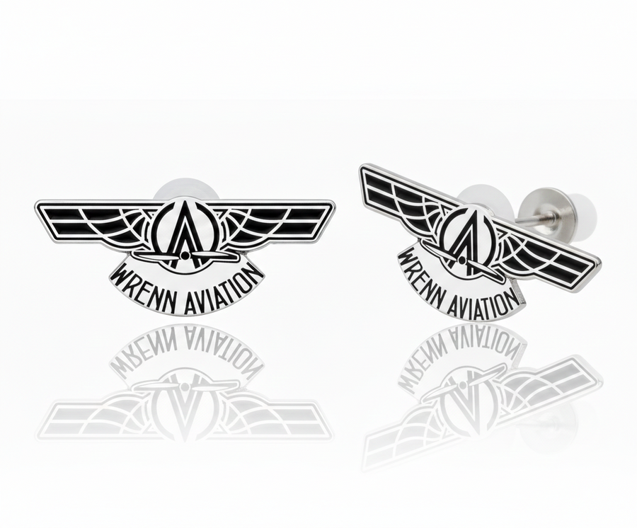 Hard Enamel Metal Earrings - Custom Shot Glass Now