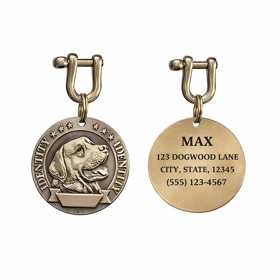 Copper Dog Tags - Custom Shot Glass Now