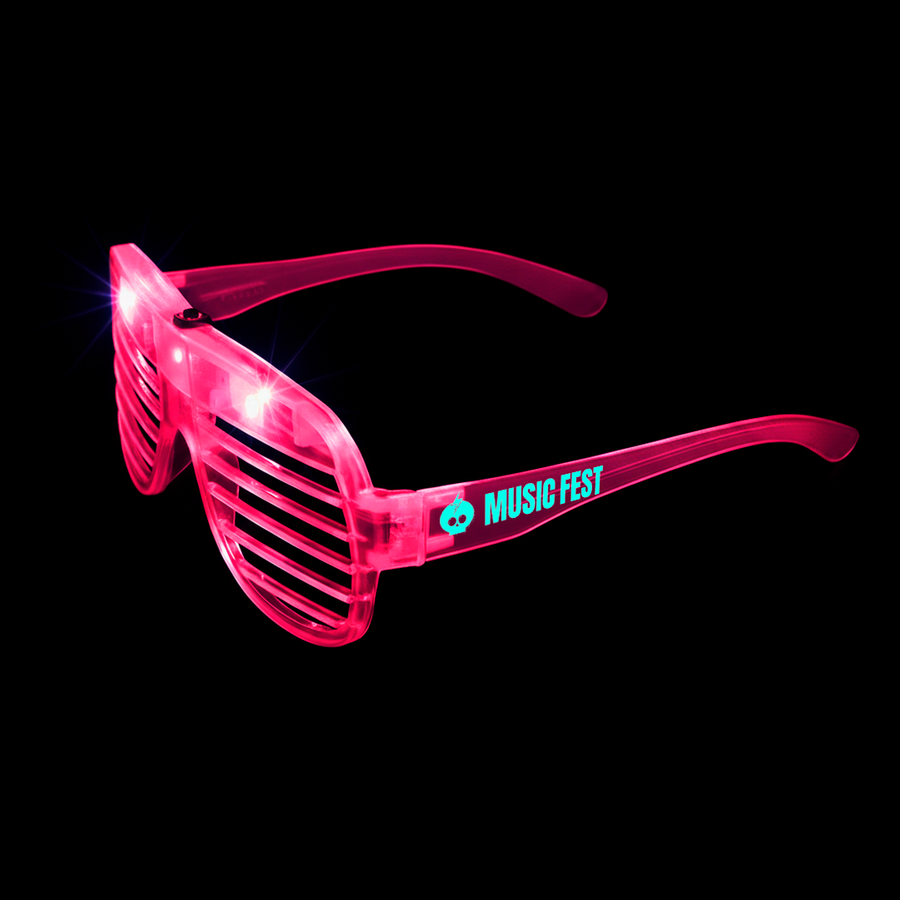 Light-Up LED Slotted Glasses - Custom Shot Glass Now