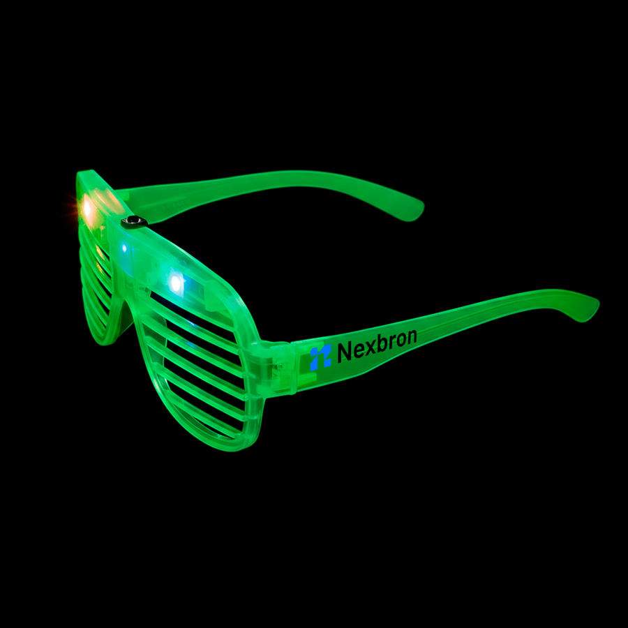 Light-Up LED Slotted Glasses - Custom Shot Glass Now