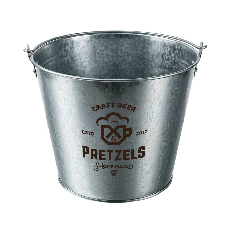 Tinplate Beer Buckets & Opener Combo - Custom Shot Glass Now