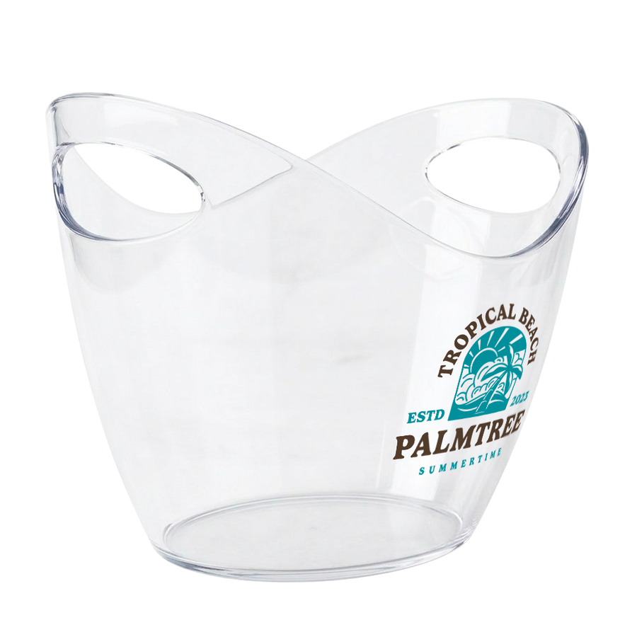 Curved Dual-Handle Drink Buckets - Custom Shot Glass Now