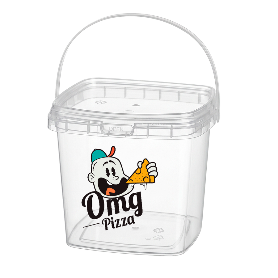 Square Transparent Drink Buckets - Custom Shot Glass Now