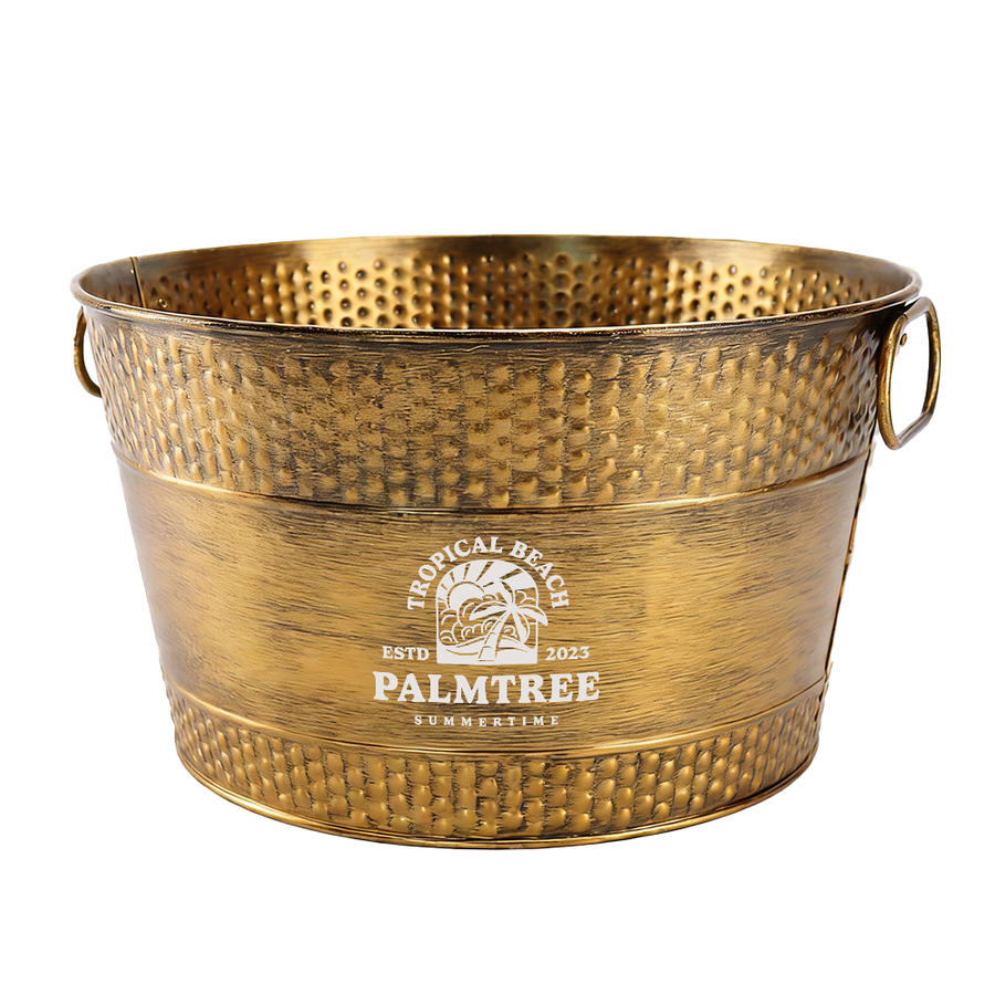 Galvanized Beverage & Ice Buckets - Custom Shot Glass Now