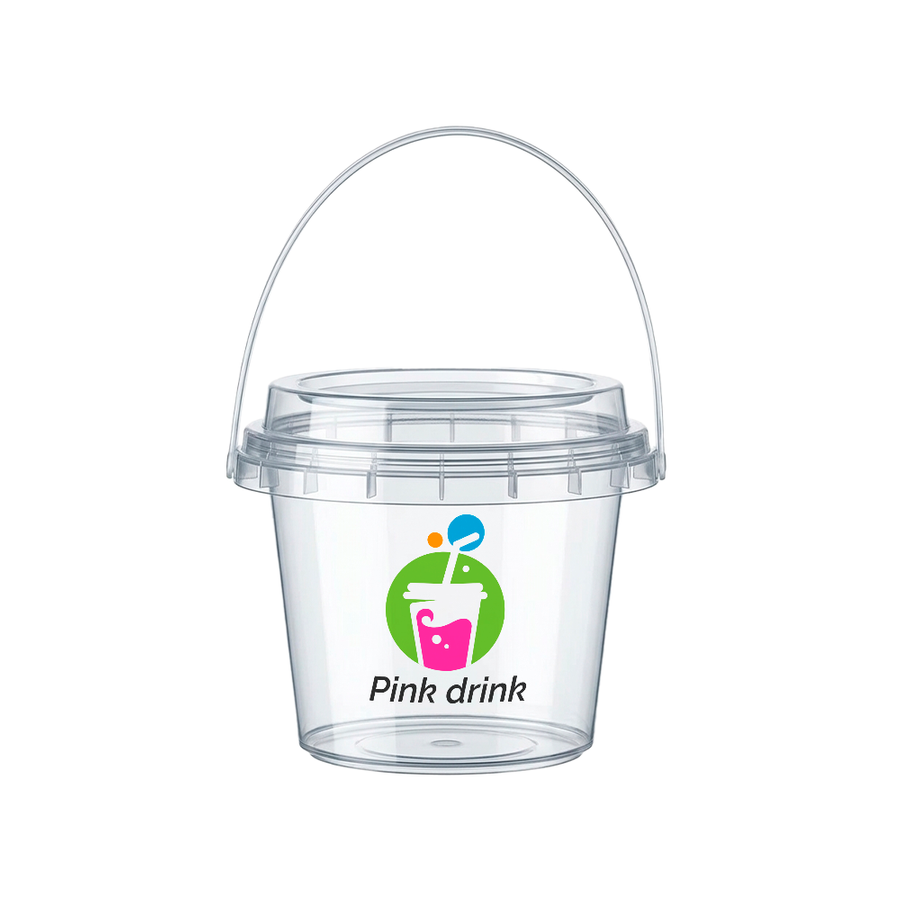 Premium Transparent Drink Buckets - Custom Shot Glass Now