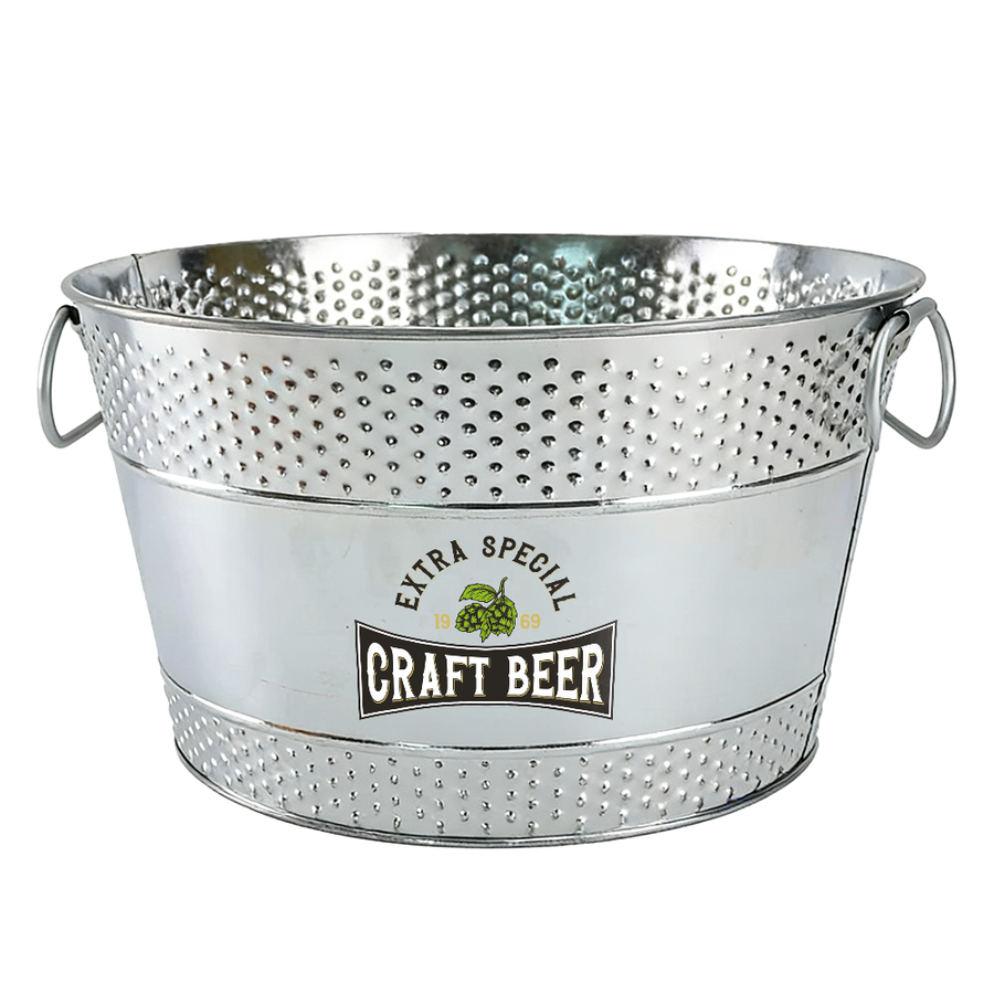 Galvanized Beverage & Ice Buckets - Custom Shot Glass Now