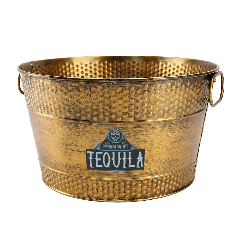 Galvanized Beverage & Ice Buckets - Custom Shot Glass Now