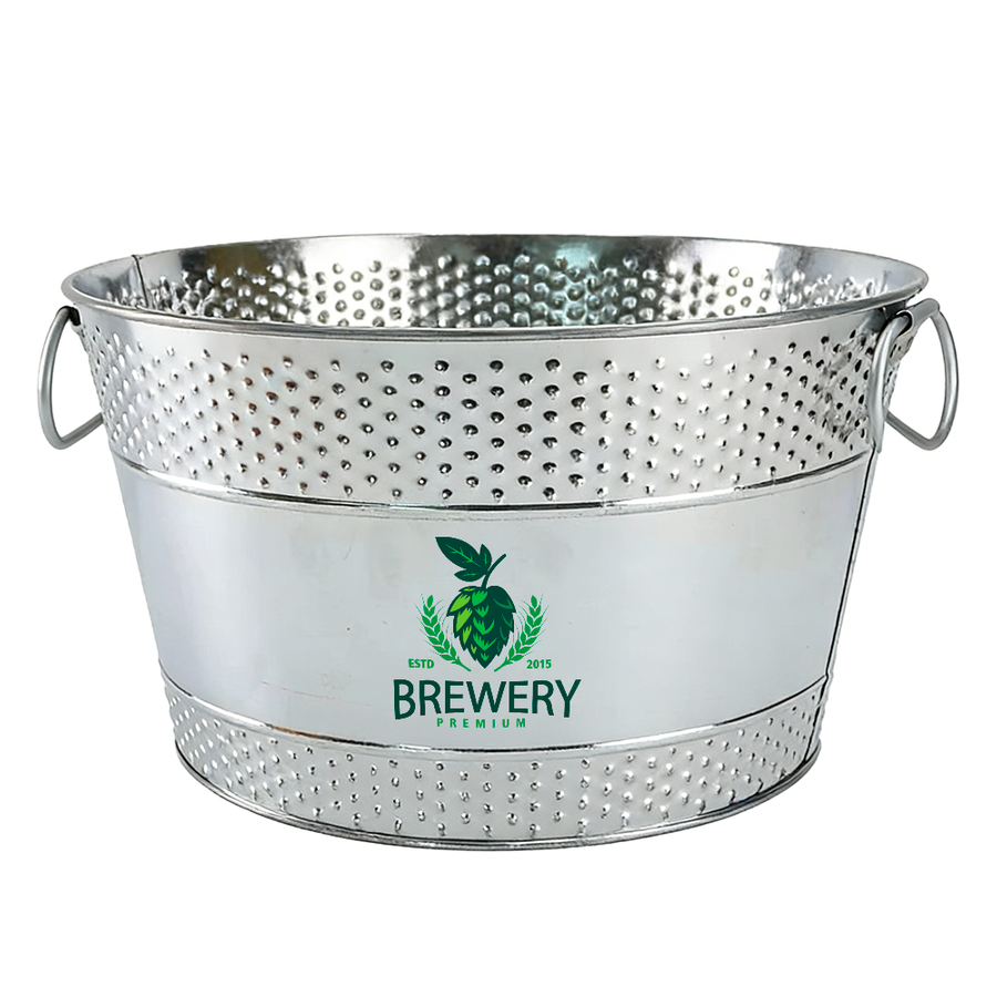Galvanized Beverage & Ice Buckets - Custom Shot Glass Now