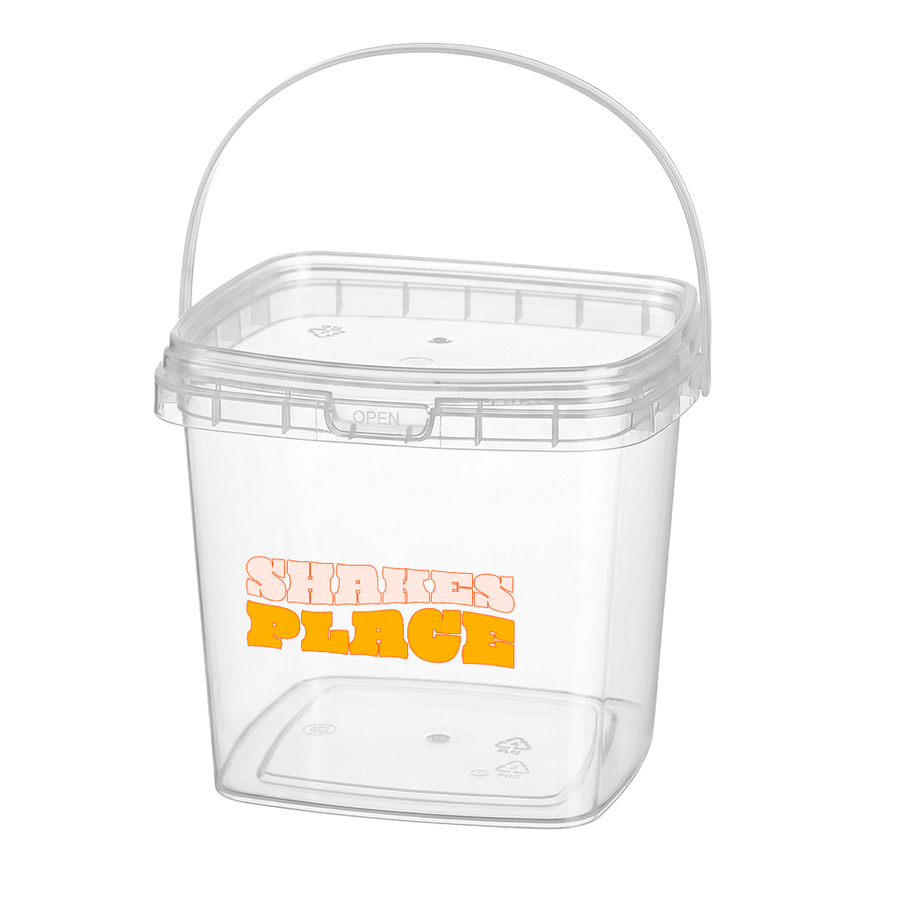 Square Transparent Drink Buckets - Custom Shot Glass Now