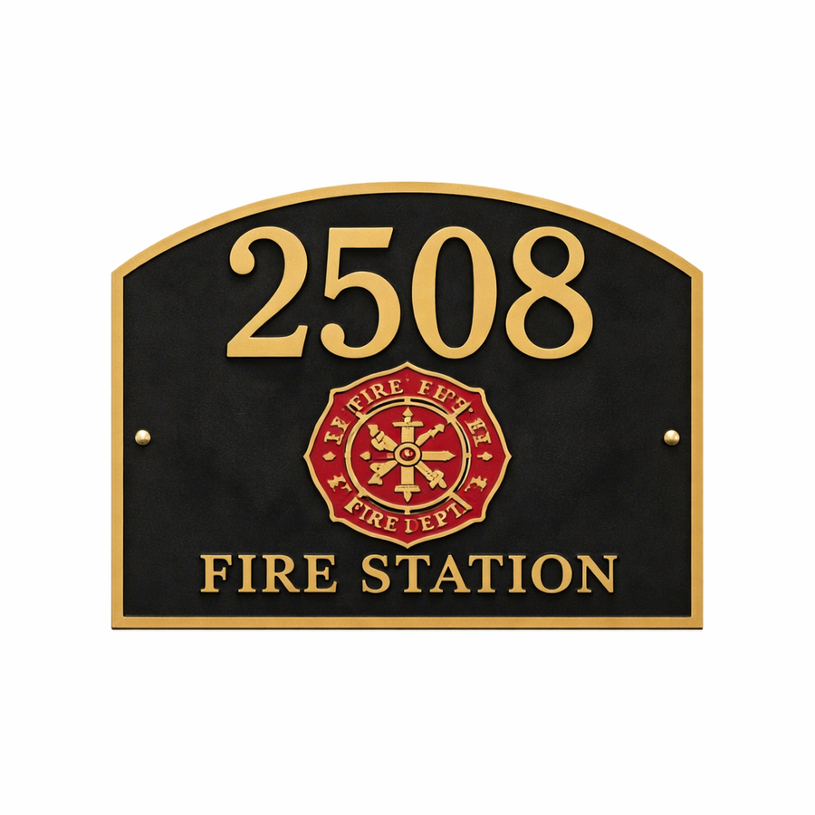 Cast Metal House Signs - Custom Shot Glass Now