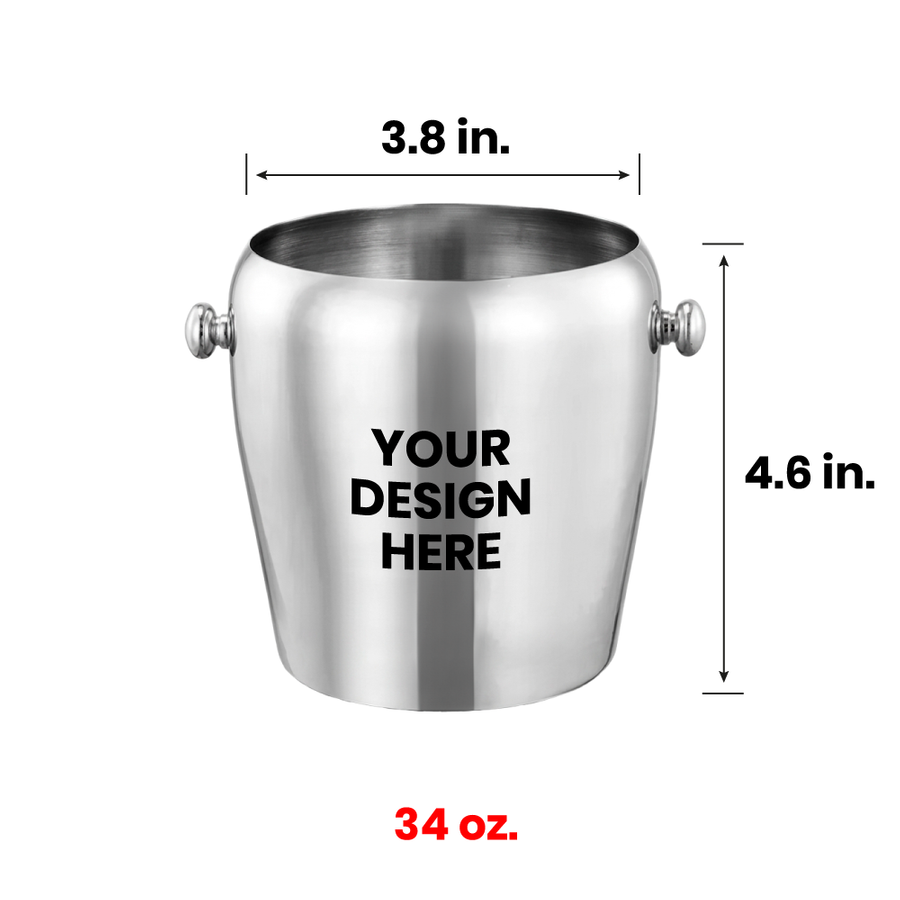 Stainless Steel Champagne Barrels - Custom Shot Glass Now