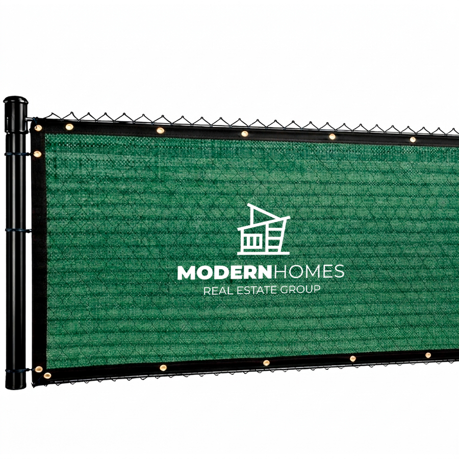 Custom 85% Blockage Fence Screen - Custom Shot Glass Now