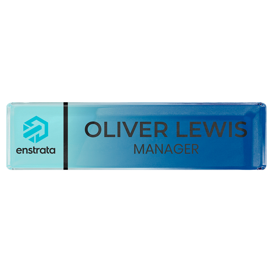 Acrylic Desktop Name Badges - Custom Shot Glass Now