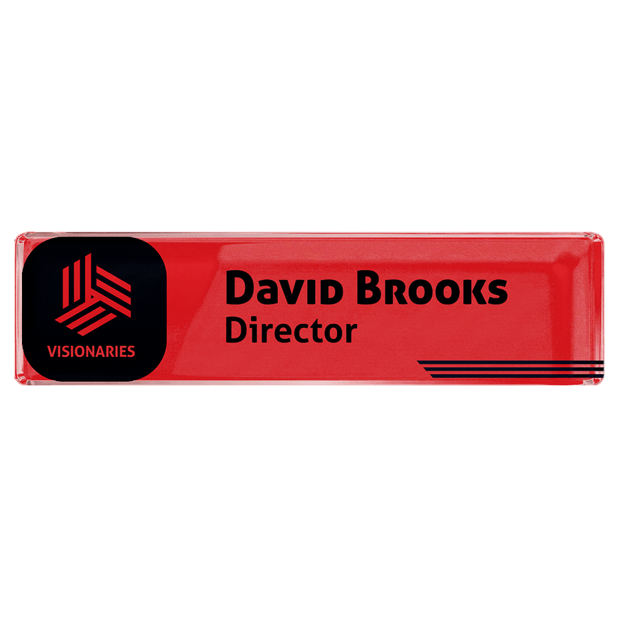 Acrylic Desktop Name Badges - Custom Shot Glass Now