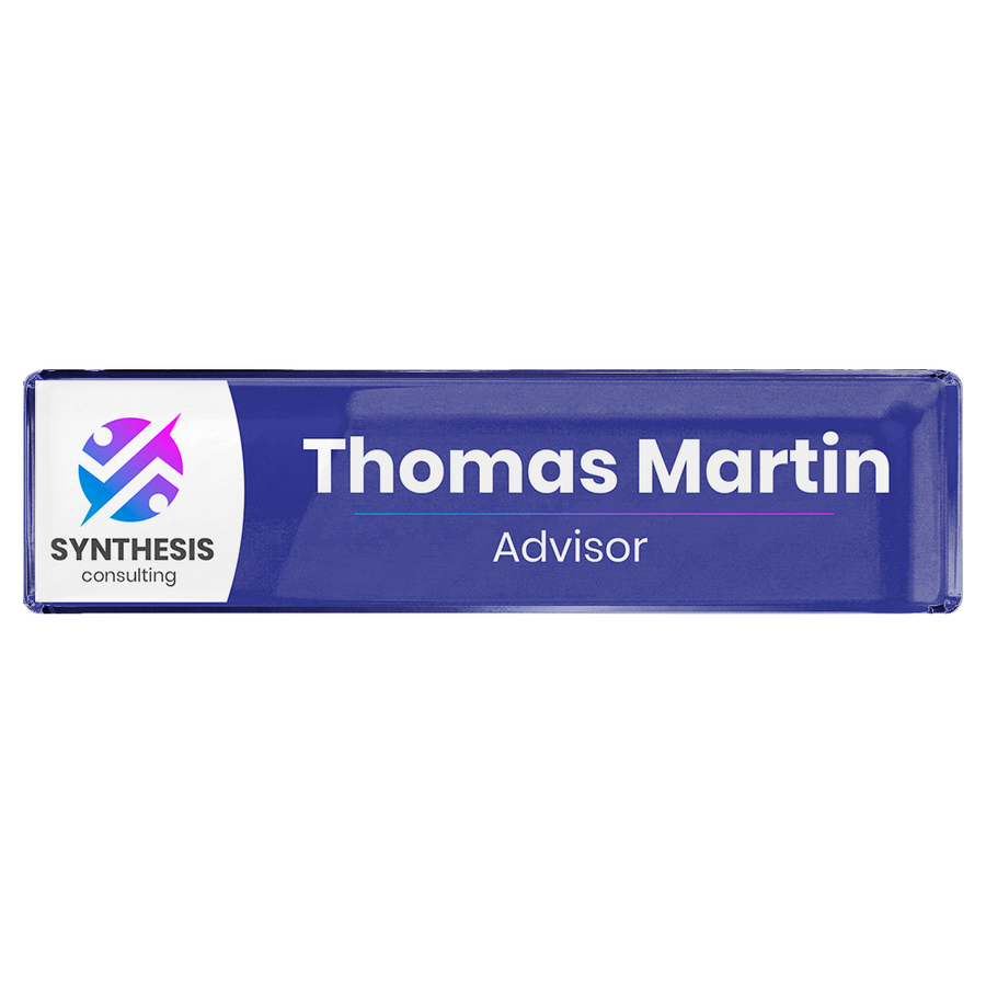 Acrylic Desktop Name Badges - Custom Shot Glass Now