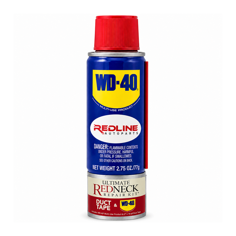 Ultimate Redneck Repair Kits, WD-40 2.75 oz Handy Cans and 6 yards of Duct Tapes - Custom Shot Glass Now