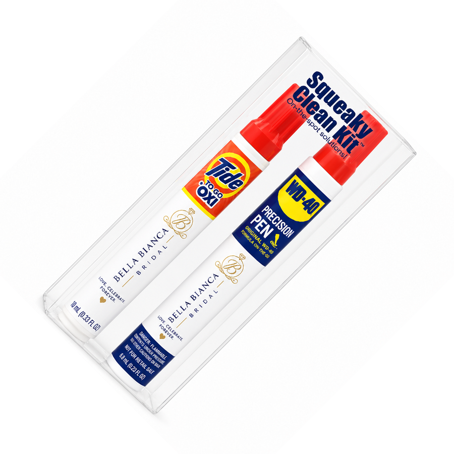 Squeaky Clean Kit - WD-40® Precision Pen and Tide® to Go + Oxi Travel Kits - Custom Shot Glass Now