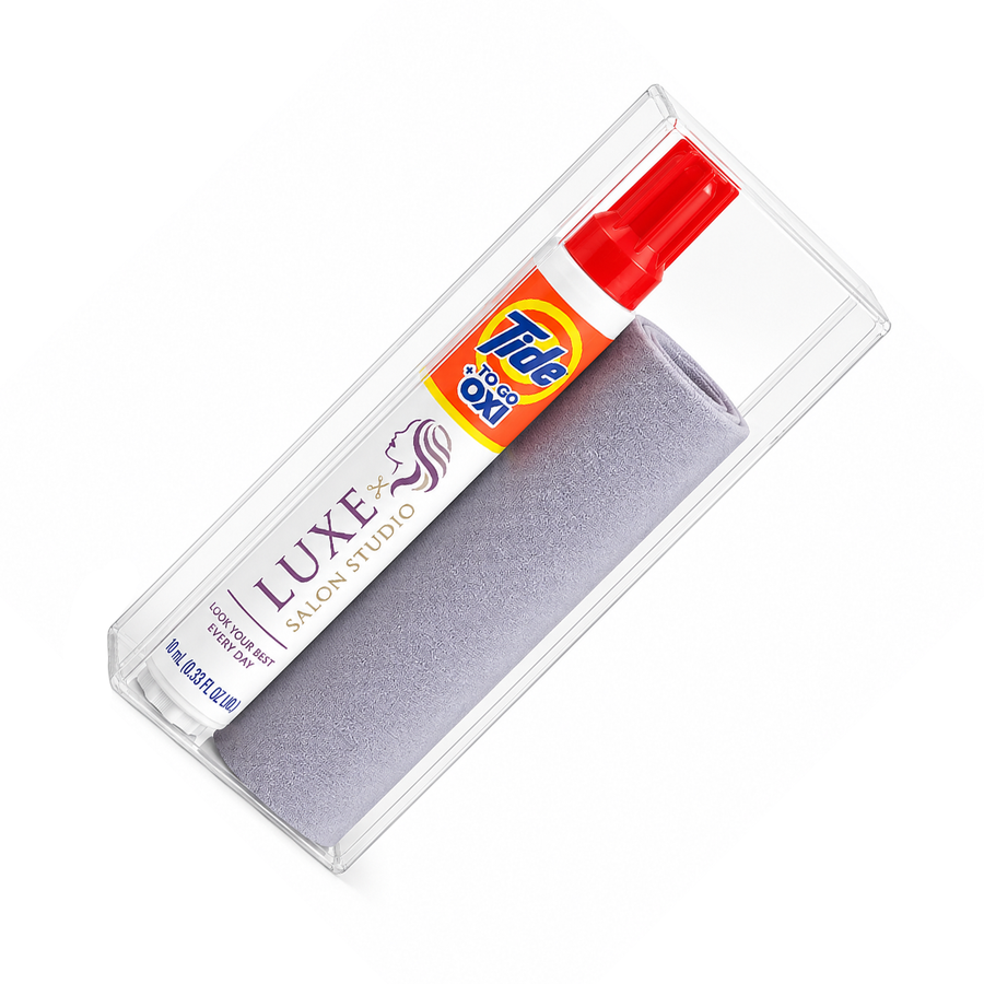 Tide® to Go + Oxi Stain Remover Travel Kits with Premium Microfiber Cloths - Custom Shot Glass Now