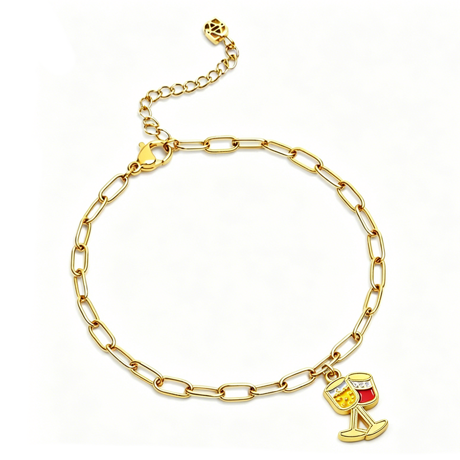 Soft Enamel Charm Bracelets - Custom Shot Glass Now